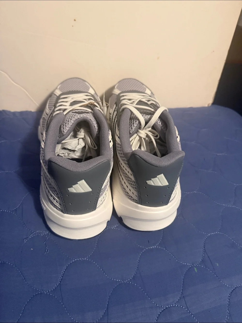 Adidas TechnoChaos 2000 Gray and White Men's Comfort Sneakers